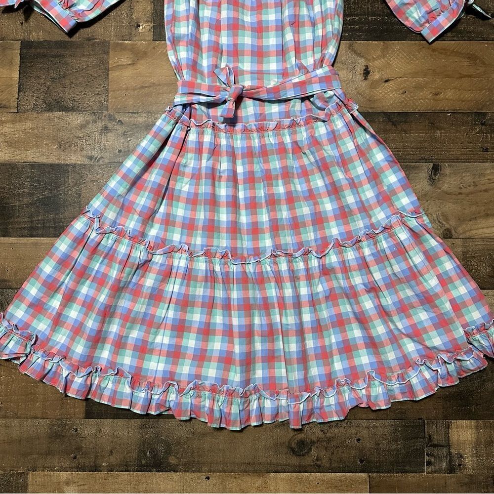 Kate Spade Broome Street Madras Off-Shoulder Dress - Picture 5 of 7